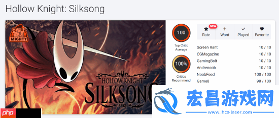 史无前例！空洞骑士