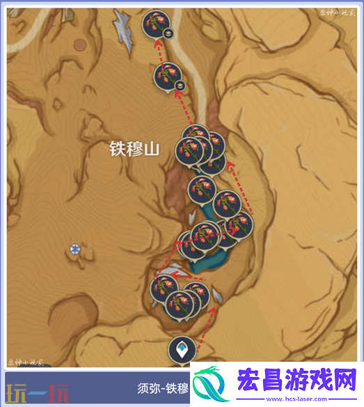 悼灵花采集路线分享